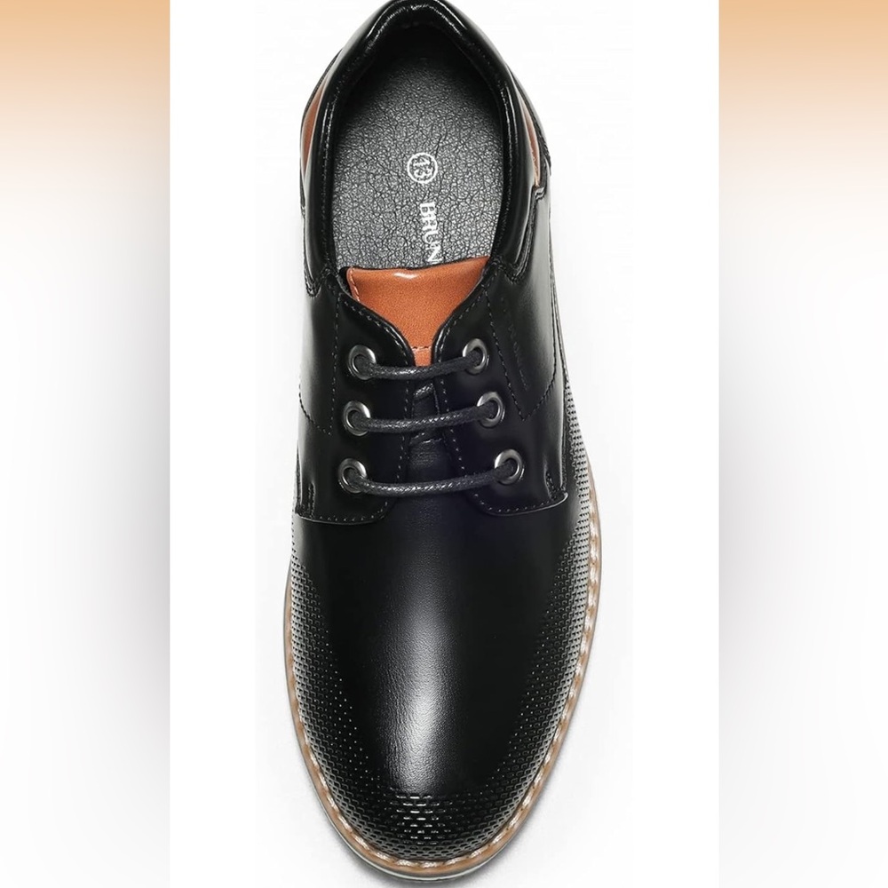 Bruno Marc Boy's Casual Dress Oxford Comfort Uniform Formal Shoes